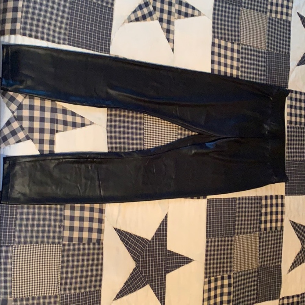 Guess “leather” leggings